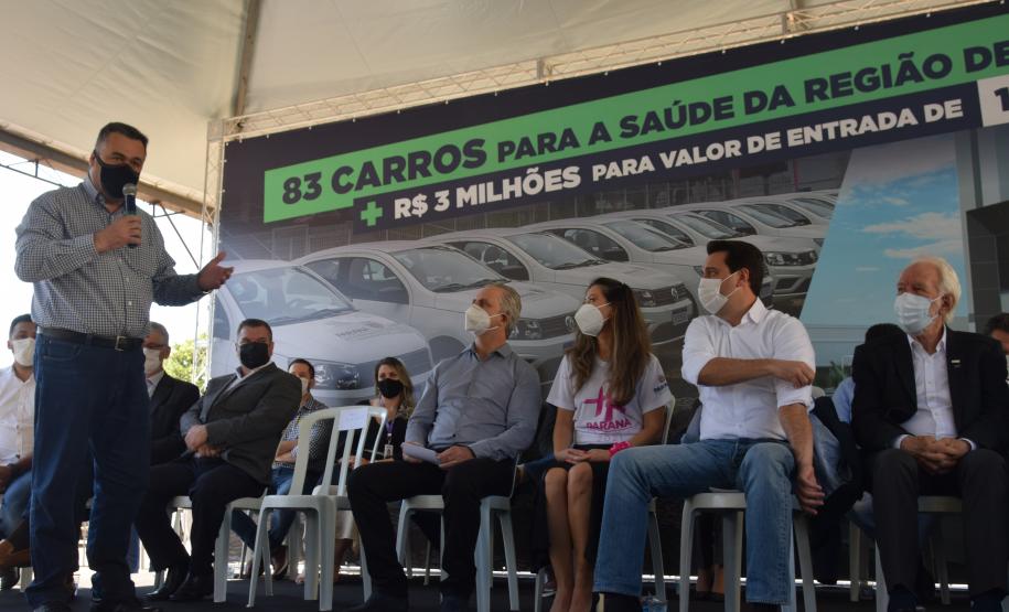 Governo do Estado formaliza a entrega de 83 automóveis para a região de Maringá