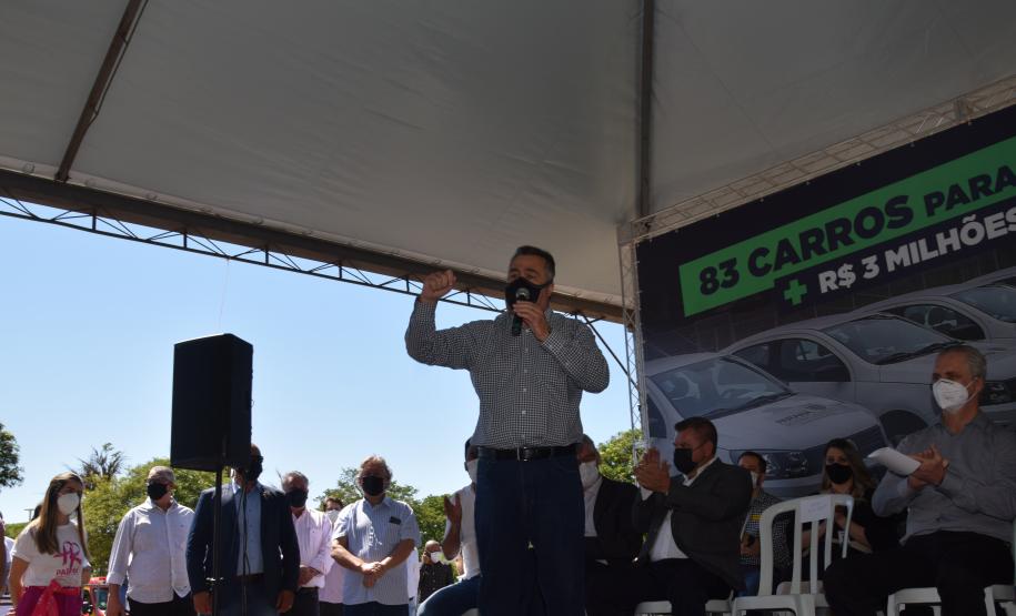 Governo do Estado formaliza a entrega de 83 automóveis para a região de Maringá
