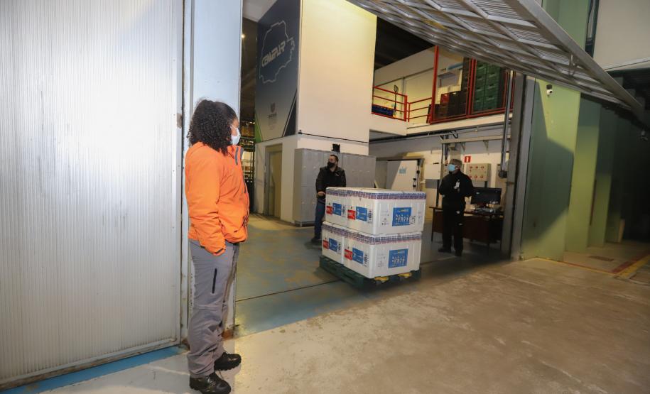 Paraná recebe 133,1 mil vacinas contra a Covid-19