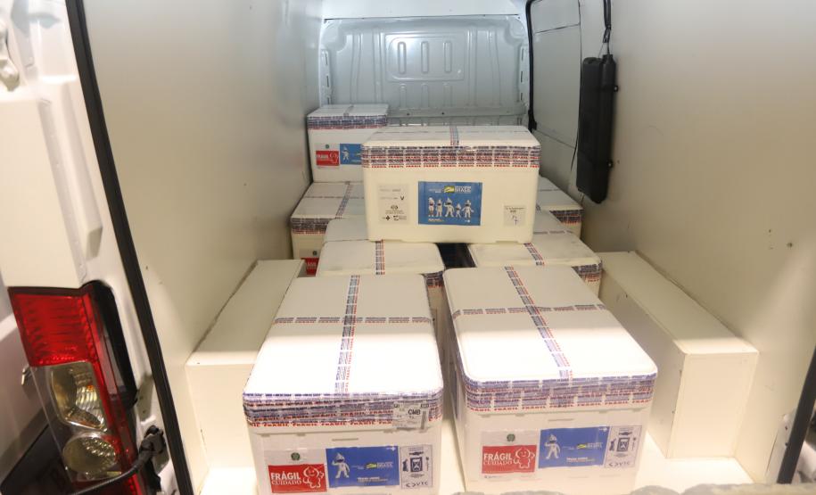 Paraná recebe 133,1 mil vacinas contra a Covid-19