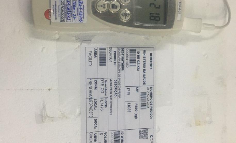 Estado recebe mais 30,4 mil vacinas contra a Covid-19 nesta quarta