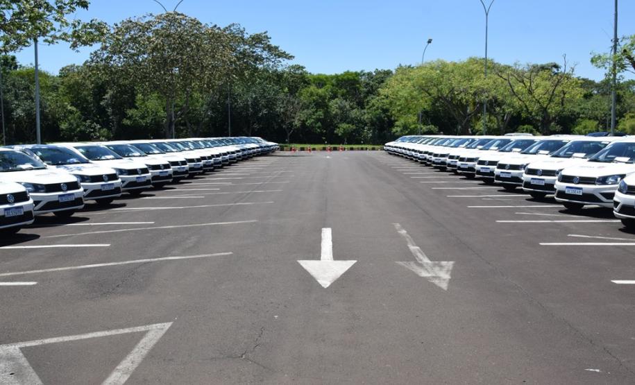 Mais 48 carros para reforço da frota da Saúde são entregues em Foz do Iguaçu
