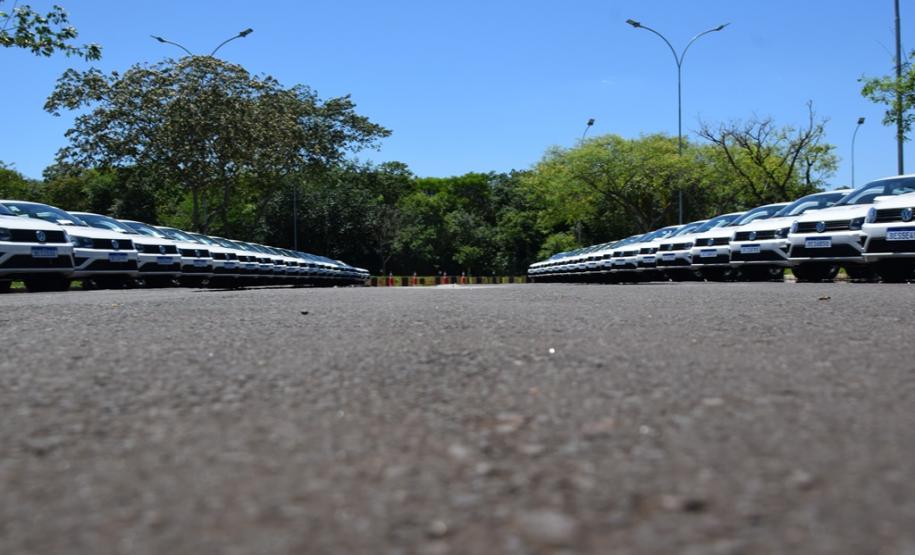 Mais 48 carros para reforço da frota da Saúde são entregues em Foz do Iguaçu