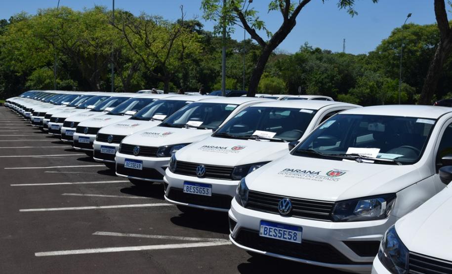 Mais 48 carros para reforço da frota da Saúde são entregues em Foz do Iguaçu