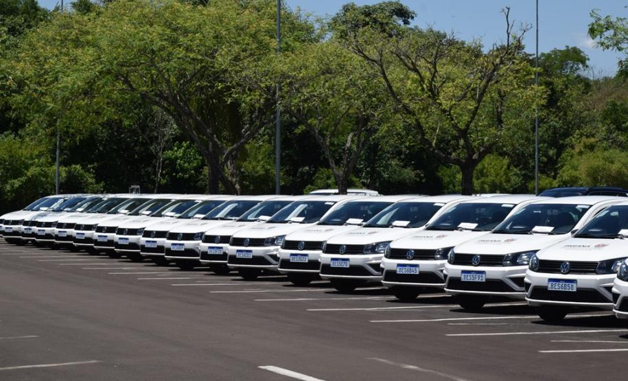 Mais 48 carros para reforço da frota da Saúde são entregues em Foz do Iguaçu