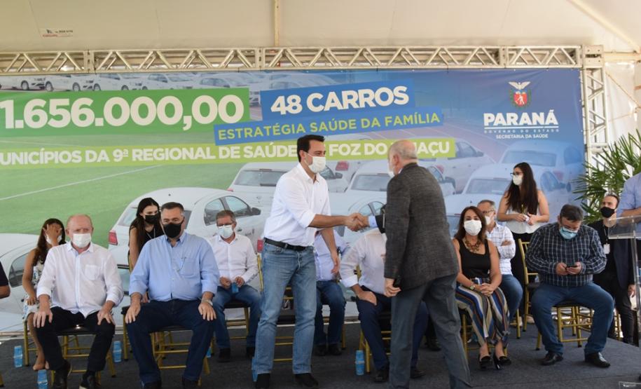 Mais 48 carros para reforço da frota da Saúde são entregues em Foz do Iguaçu
