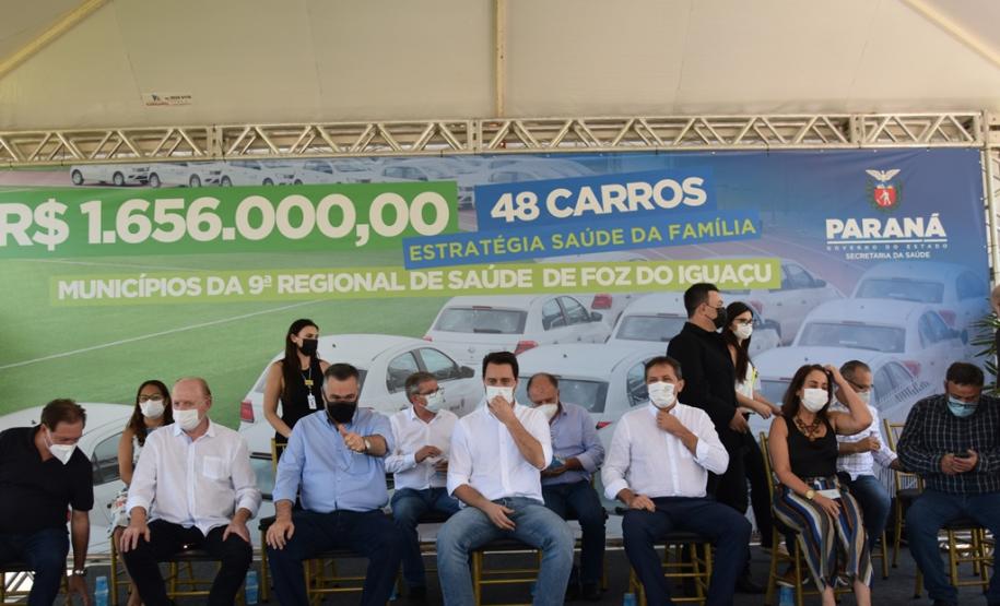 Mais 48 carros para reforço da frota da Saúde são entregues em Foz do Iguaçu