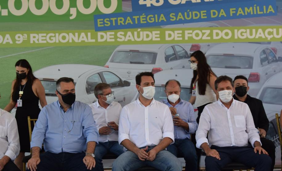 Mais 48 carros para reforço da frota da Saúde são entregues em Foz do Iguaçu