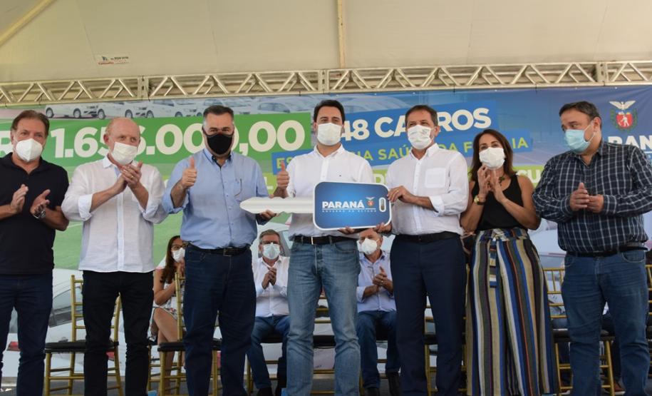 Mais 48 carros para reforço da frota da Saúde são entregues em Foz do Iguaçu