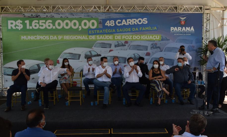 Mais 48 carros para reforço da frota da Saúde são entregues em Foz do Iguaçu