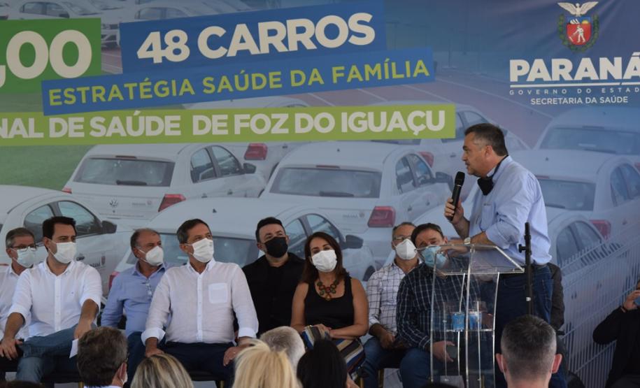 Mais 48 carros para reforço da frota da Saúde são entregues em Foz do Iguaçu