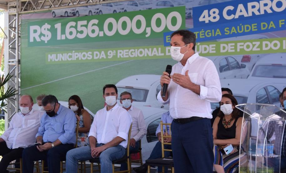 Mais 48 carros para reforço da frota da Saúde são entregues em Foz do Iguaçu