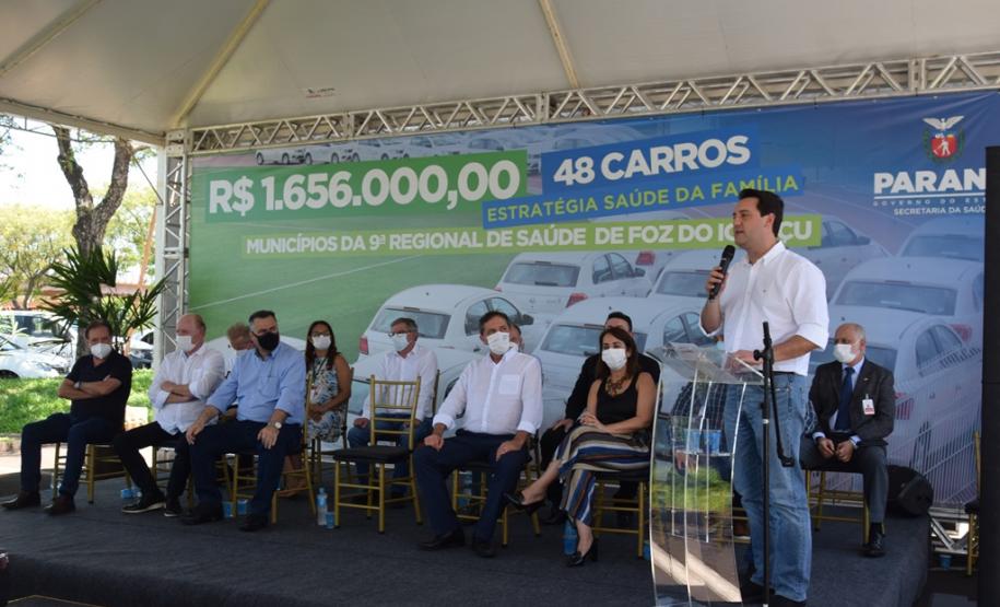 Mais 48 carros para reforço da frota da Saúde são entregues em Foz do Iguaçu