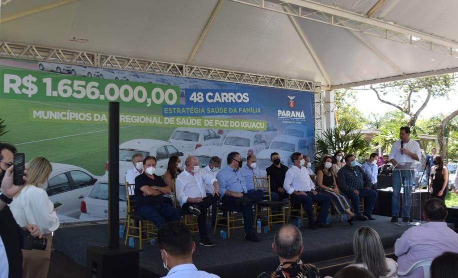 Mais 48 carros para reforço da frota da Saúde são entregues em Foz do Iguaçu