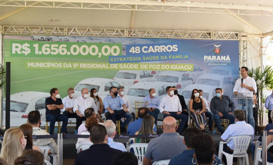 Mais 48 carros para reforço da frota da Saúde são entregues em Foz do Iguaçu