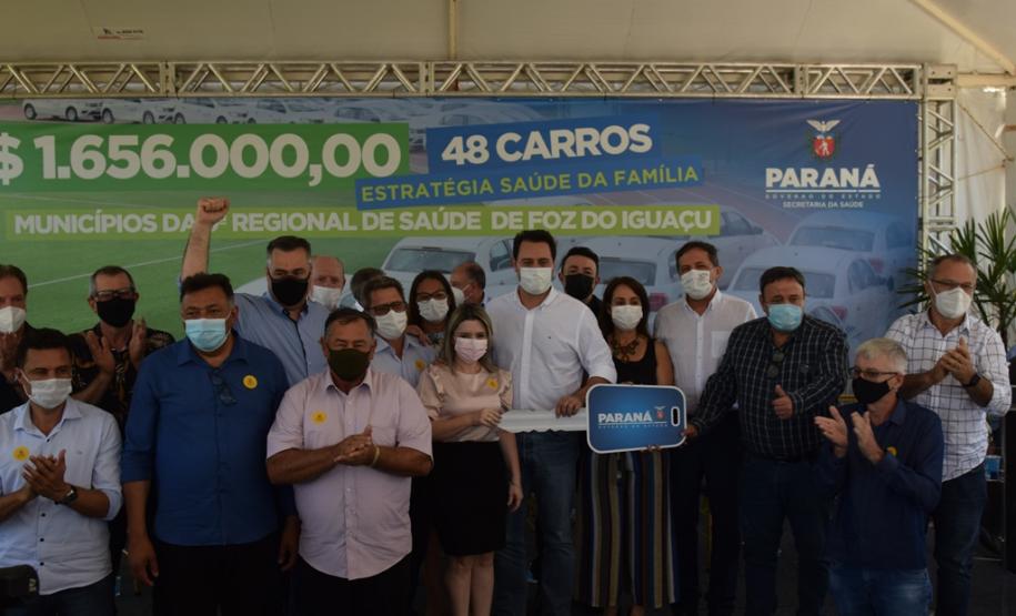 Mais 48 carros para reforço da frota da Saúde são entregues em Foz do Iguaçu