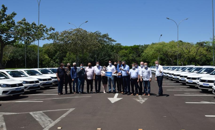 Mais 48 carros para reforço da frota da Saúde são entregues em Foz do Iguaçu