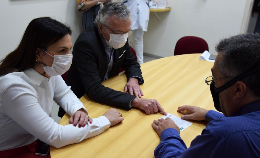 Secretário visita hospitais em União da Vitória para viabilizar novos investimentos na Saúde