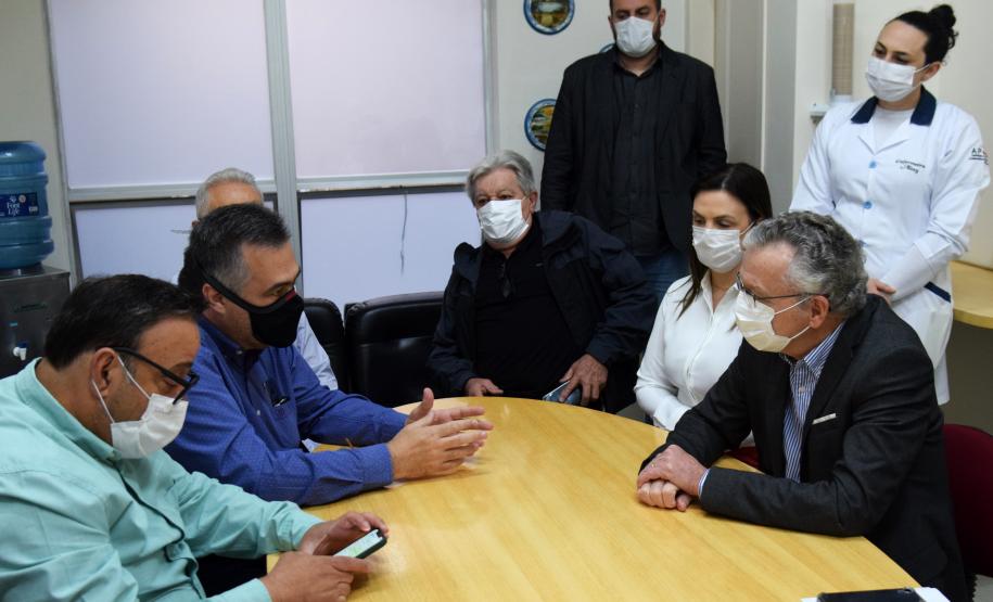 Secretário visita hospitais em União da Vitória para viabilizar novos investimentos na Saúde