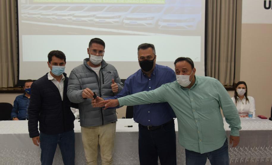 União da Vitória recebe 22 carros para atendimentos domiciliares de Saúde