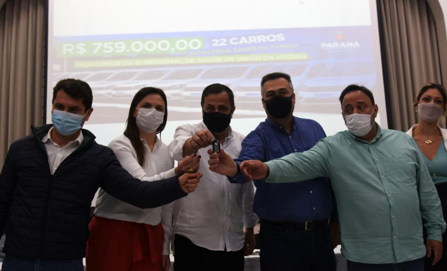 União da Vitória recebe 22 carros para atendimentos domiciliares de Saúde