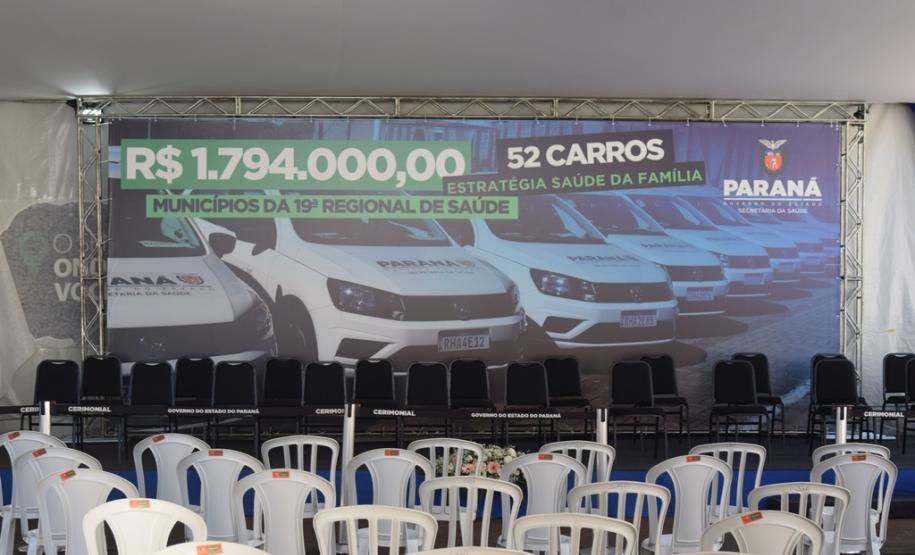 Frota da Saúde é reforçada com mais 52 automóveis para a Região de Jacarezinho