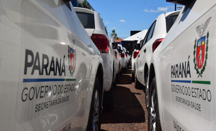 Frota da Saúde é reforçada com mais 52 automóveis para a Região de Jacarezinho