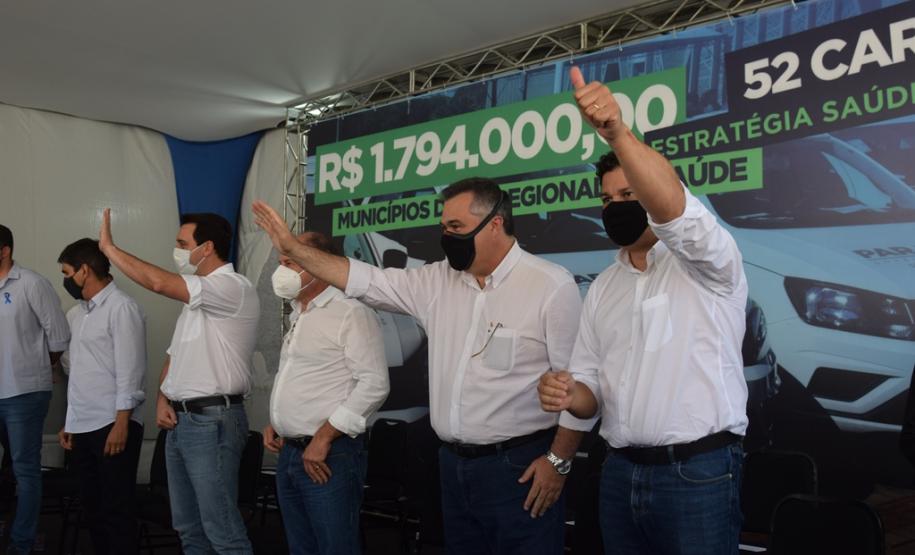 Frota da Saúde é reforçada com mais 52 automóveis para a Região de Jacarezinho