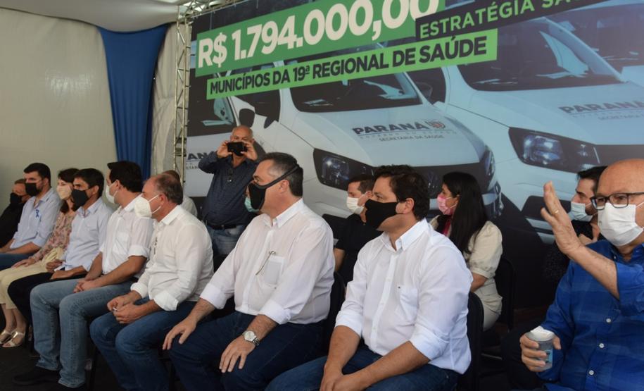 Frota da Saúde é reforçada com mais 52 automóveis para a Região de Jacarezinho