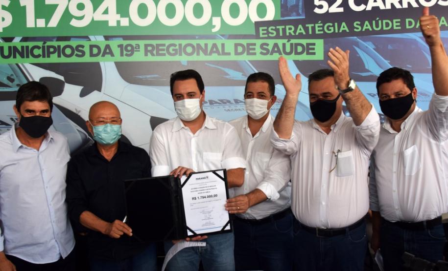 Frota da Saúde é reforçada com mais 52 automóveis para a Região de Jacarezinho