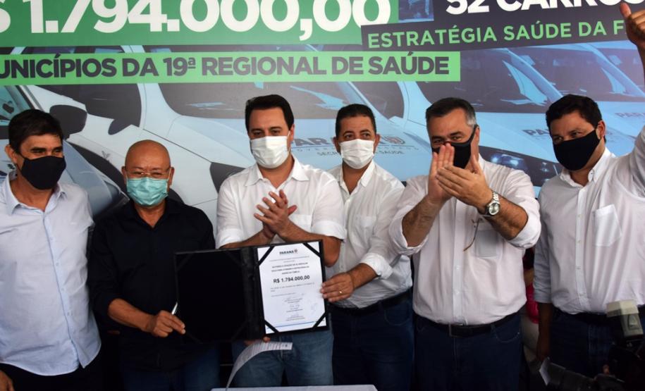 Frota da Saúde é reforçada com mais 52 automóveis para a Região de Jacarezinho