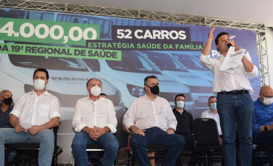 Frota da Saúde é reforçada com mais 52 automóveis para a Região de Jacarezinho