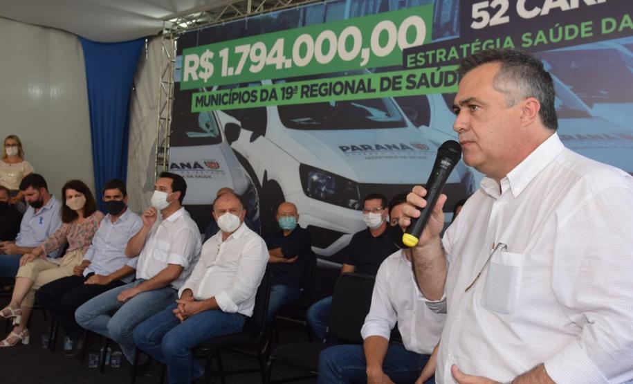 Frota da Saúde é reforçada com mais 52 automóveis para a Região de Jacarezinho