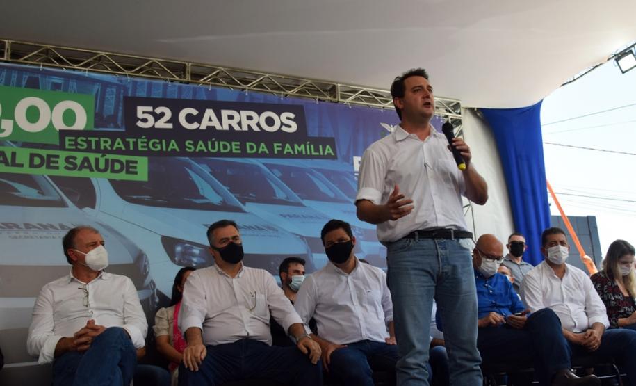 Frota da Saúde é reforçada com mais 52 automóveis para a Região de Jacarezinho