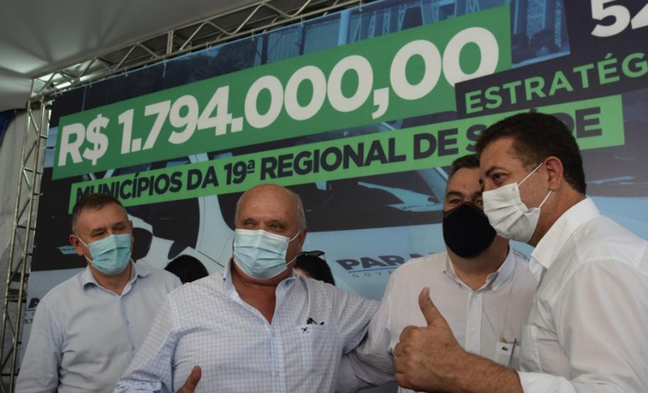 Frota da Saúde é reforçada com mais 52 automóveis para a Região de Jacarezinho