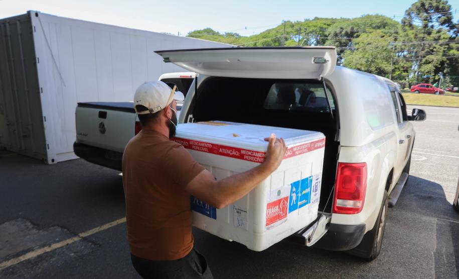 Estado distribui mais 205 mil vacinas contra a Covid-19