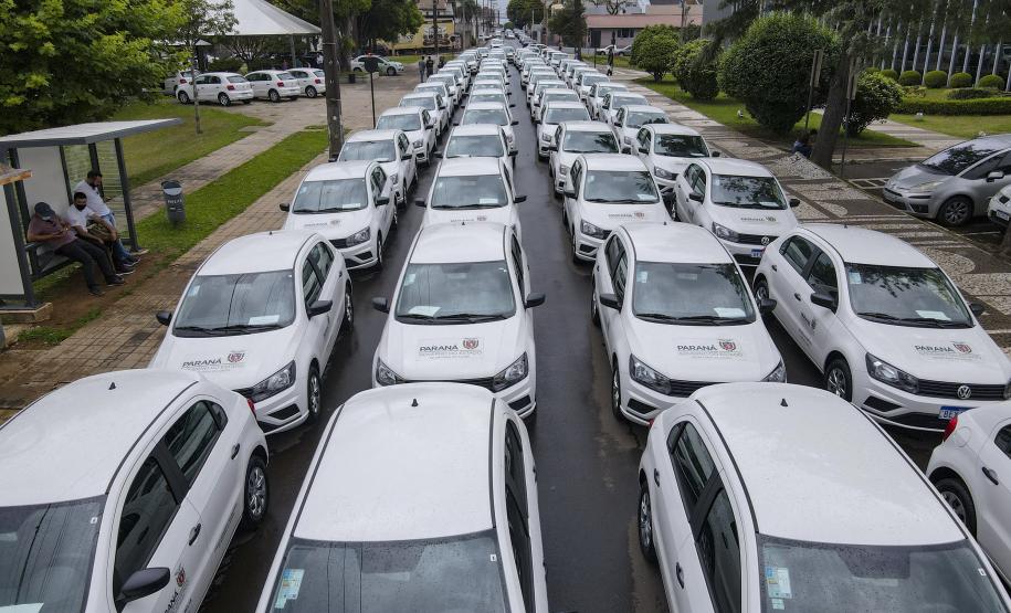 Governo entrega 67 veículos para Saúde de Guarapuava e Região