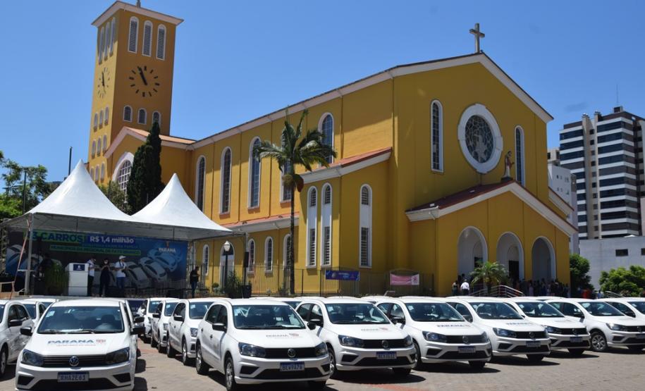 Municípios da Região de Pato Branco recebem 43 veículos para reforço da Saúde da Família