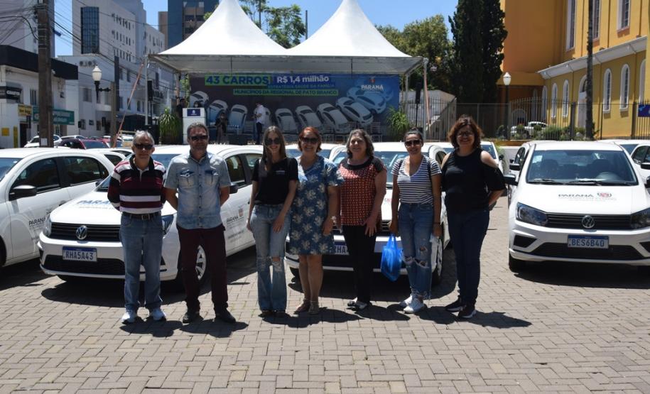 Municípios da Região de Pato Branco recebem 43 veículos para reforço da Saúde da Família