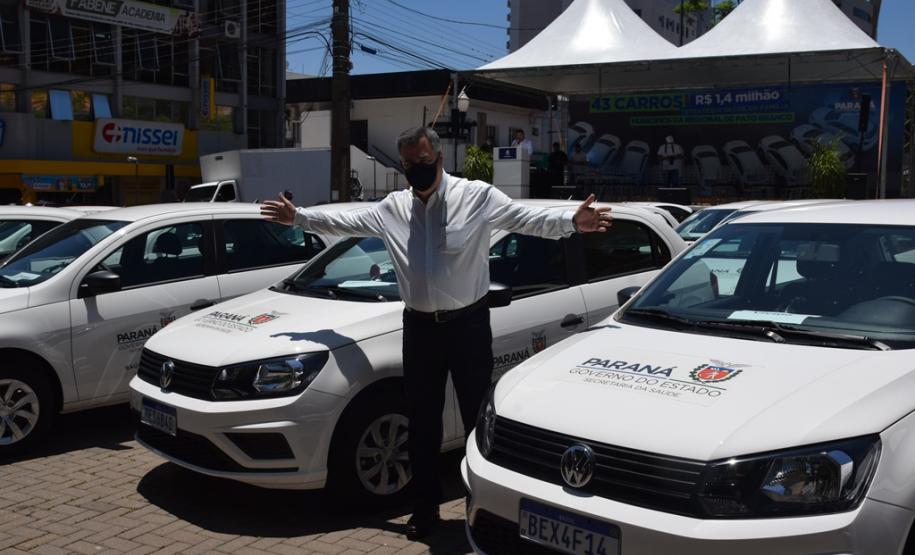 Municípios da Região de Pato Branco recebem 43 veículos para reforço da Saúde da Família