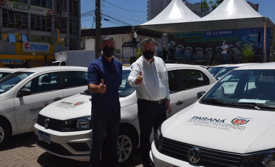 Municípios da Região de Pato Branco recebem 43 veículos para reforço da Saúde da Família