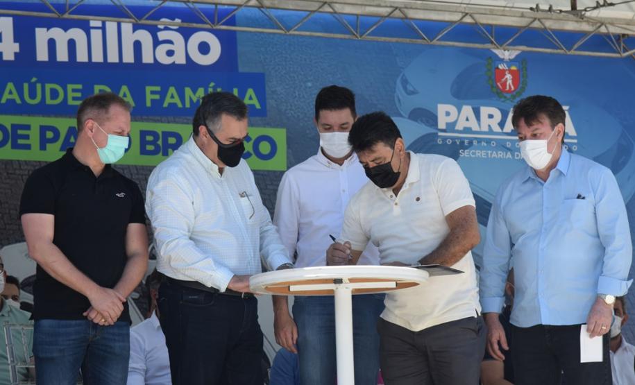 Municípios da Região de Pato Branco recebem 43 veículos para reforço da Saúde da Família
