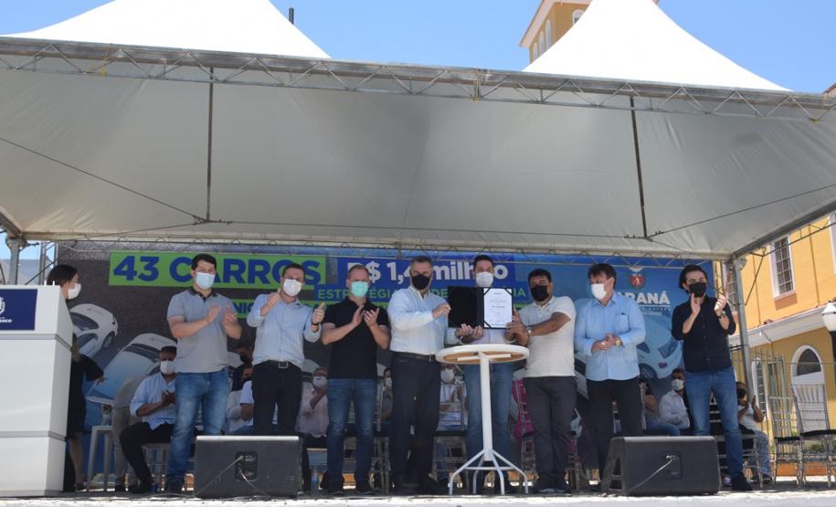 Municípios da Região de Pato Branco recebem 43 veículos para reforço da Saúde da Família