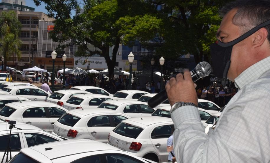 Municípios da Região de Pato Branco recebem 43 veículos para reforço da Saúde da Família