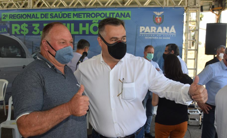 Saúde entrega 108 veículos para a Região Metropolitana