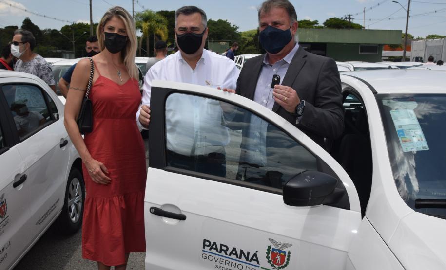 Saúde entrega 108 veículos para a Região Metropolitana