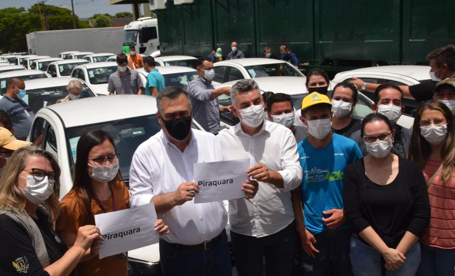 Saúde entrega 108 veículos para a Região Metropolitana