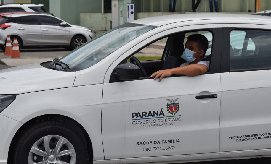 Saúde entrega 108 veículos para a Região Metropolitana