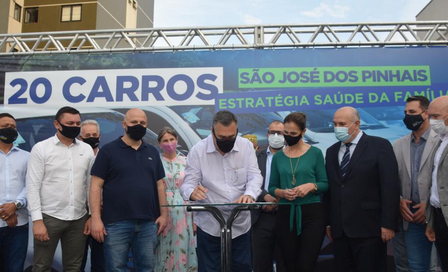 Sesa entrega 20 veículos para a Estratégia da Saúde da Família (ESF) a São José dos Pinhais