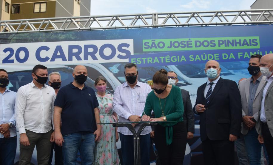 Sesa entrega 20 veículos para a Estratégia da Saúde da Família (ESF) a São José dos Pinhais